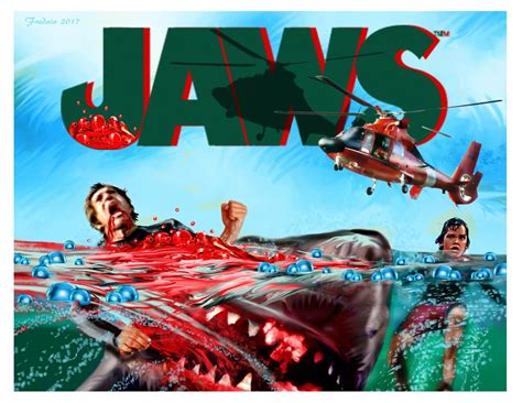 Pin by Chris Bailey on Jaws movies | Shark art, Classic horror movies, Jaws film