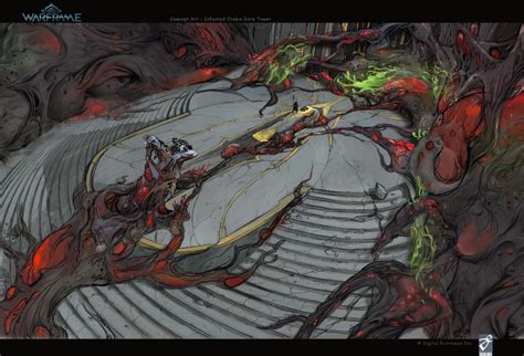 ArtStation - Warframe - Infested Orokin Tower, Dejan Ostojic Environment Concept Art, Art ...