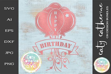 2468+ Happy Birthday Banner Svg - Free SVG Cut Files | SVGly for Crafts