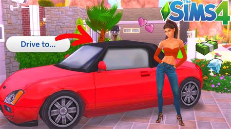 SIMS 4 FUNCTIONAL CARS AND AIRPORT TRAVEL! 😱 REALISTIC MOD! THE SIMS 4 ...