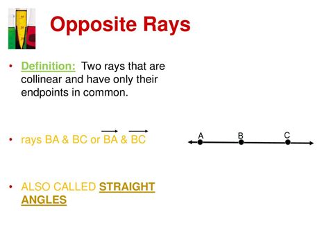 Opposite Rays Geometry Examples