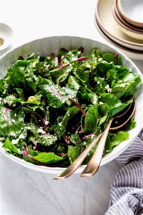 Beet Green Salad - Healthy Seasonal Recipes