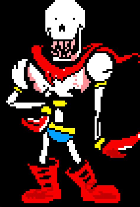 horrortale Papyrus sprite | Pixel Art Maker