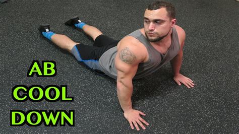 5 Minute Ab Static Stretching Routine | Cool Down - YouTube