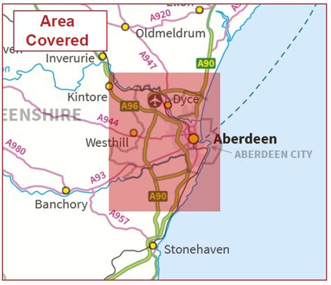 Postcode City Sector Map - Aberdeen - Digital Download – ukmaps.co.uk