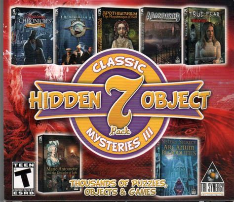 Buy Tri Synergy Classic Mysteries Iii Hidden Object PC Game - Pack of 7 ...