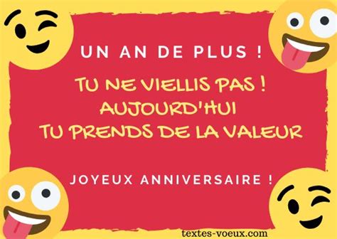 Messages humoristiques pour Texte d'anniversaire comique et marrants | Message anniversaire amie ...