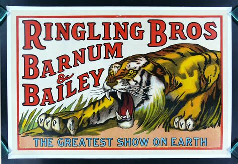 Ringling Bros #poster #circus #typography #ilustration | Vintage circus, Tiger poster, Circus poster