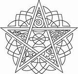 Pentacle Coloring Pages Sketch Page sketch template