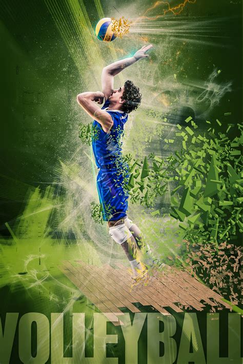 Smash | volleyball composite created from action image | Alex Hill | Flickr