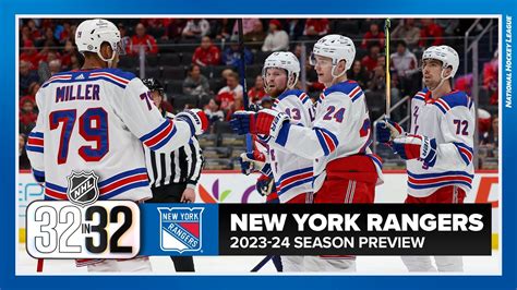 New York Rangers 2023-24 Season Preview | Prediction - YouTube