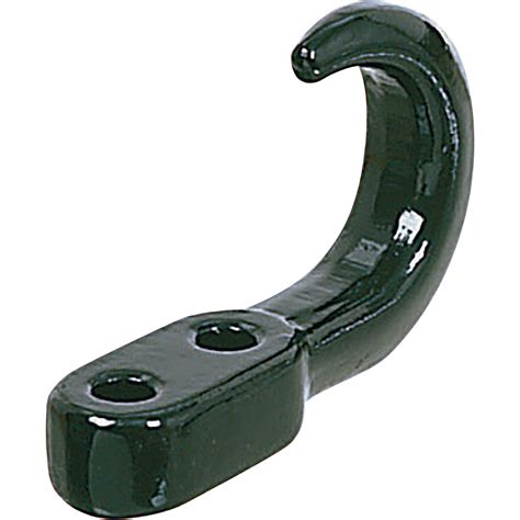 Supportive Black Tow Hook — 10,000-lb. Capacity, Fits All Trailer Bumper Mounting Kits ...