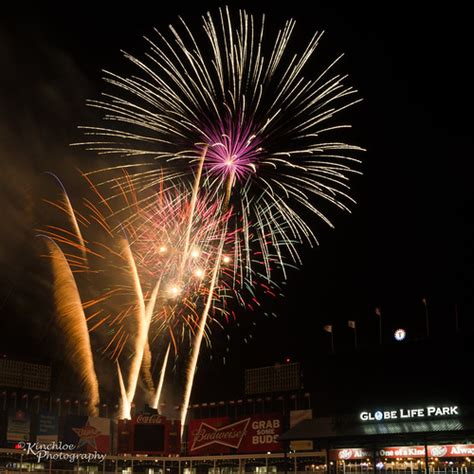 Globe Life Park - Texas Rangers - Fireworks | Globe Life Par… | Flickr