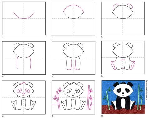 How To Draw A Baby Panda Step By Step