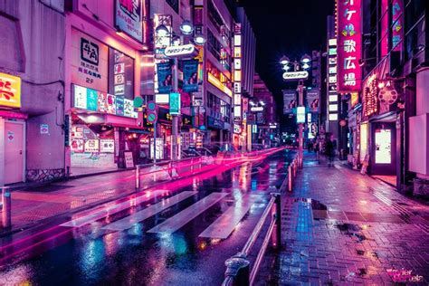 Tokyo Street Aesthetic Desktop Wallpaper