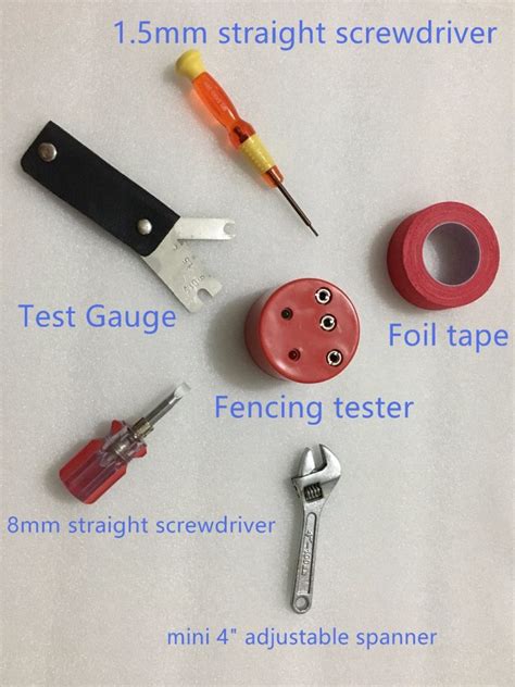 Fixing Sets products accessories maintenance tools fencing tester foil tape test - Fencing Weapons