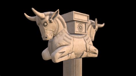 Persian Column | Persepolis | Bull - 3D model by Roozbeh Design ...