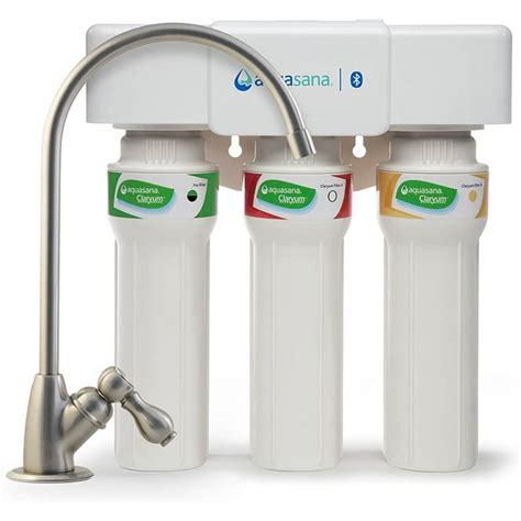 Aquasana Under Sink Water Filter System - 3-Stage Kitchen Counter Claryum Filtration - Filters ...