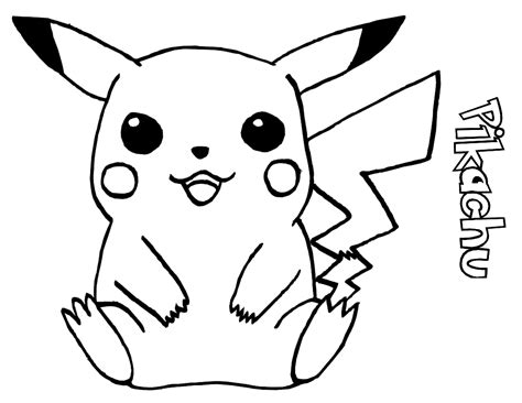 Printable Pikachu - Printable Word Searches