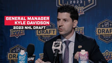 GM Kyle Davidson on 2023 NHL Draft Haul | Chicago Blackhawks - YouTube