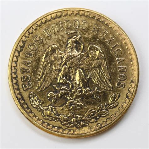 1947 .900 Gold Mexican Centenario 50 Pesos Coin | Property Room