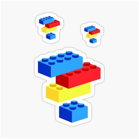 Lego Bricks Stickers | Redbubble