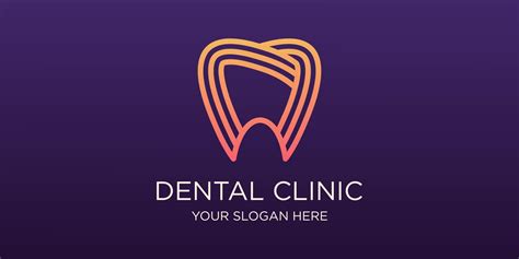 dental clinic tooth logo design vector illustration. 21581331 Vector Art at Vecteezy