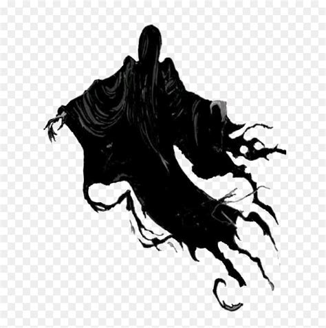 Transparent Dementor Png - Silhouette Harry Potter Dementor, Png ...