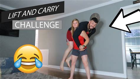 LIFT AND CARRY CHALLENGE! *COUPLES EDITION* - YouTube