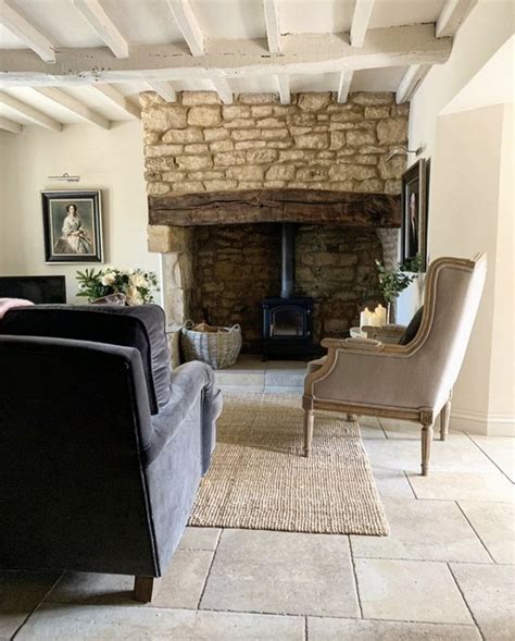 Peony Cottage Cotswolds in 2020 | Cottage lounge, Modern cottage interiors, Cotswold cottage ...