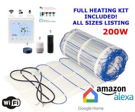 Electric Underfloor Heating mat kit 200w per m2 All Sizes PRO Heat ...