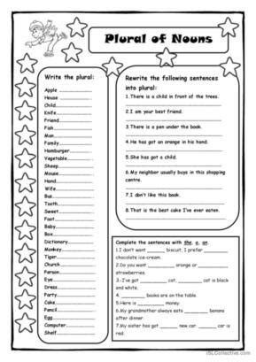 201 Plural nouns: regular plurals with S ending English ESL…