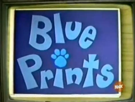 Blue Prints | Blue's Clues Wiki | FANDOM powered by Wikia