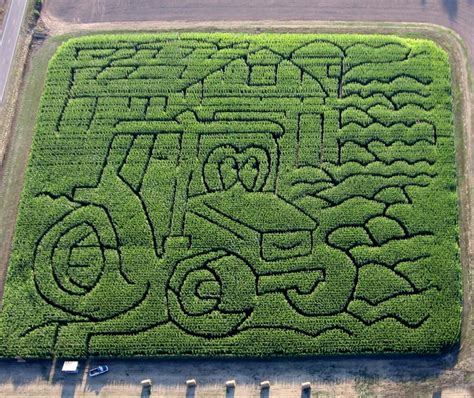 Has to be the most 'vivid' Corn Maze we've seen this season - drought, what drought! | Amazing ...