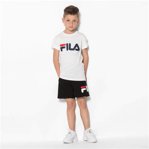 Fila Kids Classic Logo Tee white - white | FILA Official