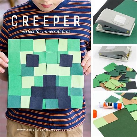 How to Make an Easy Creeper Craft for Kids | Minecraft crafts ...