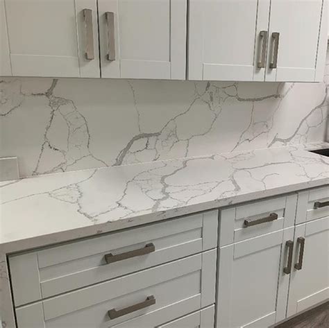 Calacatta White Quartz Countertops