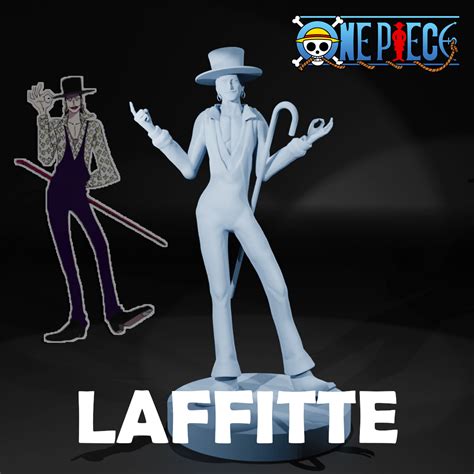 3D file Laffitte - Blackbeard Pirates - ONE PIECE 🏴‍☠️ ・3D printer ...