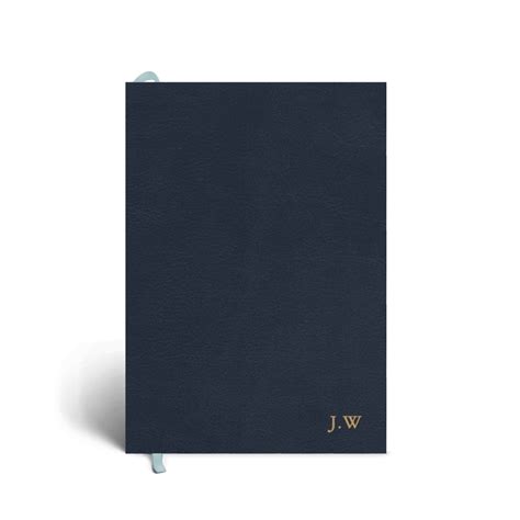 Papier + Monogram Leather Notebook