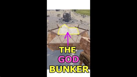 The GOD BUNKER (Rust) #shorts - YouTube