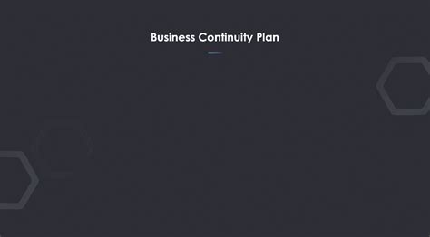 Business Continuity Frameworks Presentation Template | Business Continuity Management PowerPoint ...