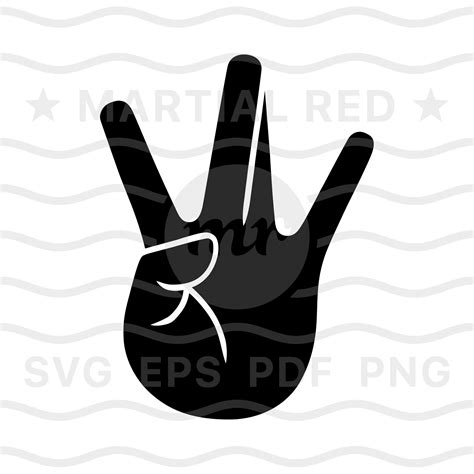 West Side Hand Sign Drawing