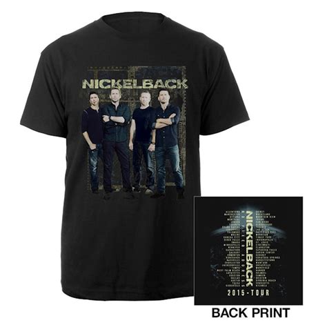 2015 Nickelback Band Photo Tour Tee