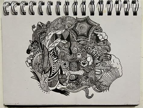 I wanted to share this drawing I did on LSD a while back, hope you enjoy :) : r/DrugArt