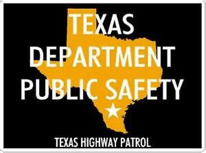 Texas Highway Patrol Reflective or Matte Vinyl Decal Sticker Sheriff ...