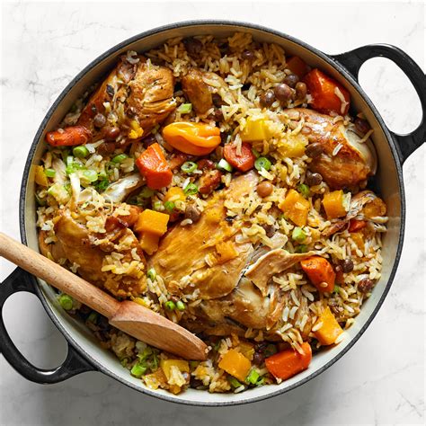 Chicken Pelau With Pigeon Peas Recipe | Epicurious