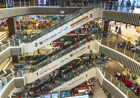 People at the AEON Mall Binh Tan, Top View Editorial Photo - Image of activity, city: 191765931