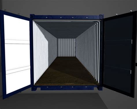 Shipping Container 3D model animated rigged | CGTrader