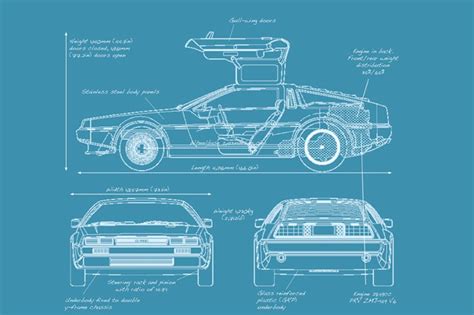 Technical Illustration, Car Illustration, Technical Drawing, Dmc ...