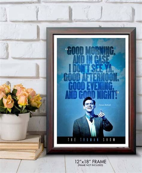 The Truman Show good Morning Good Night Quote - Etsy Singapore